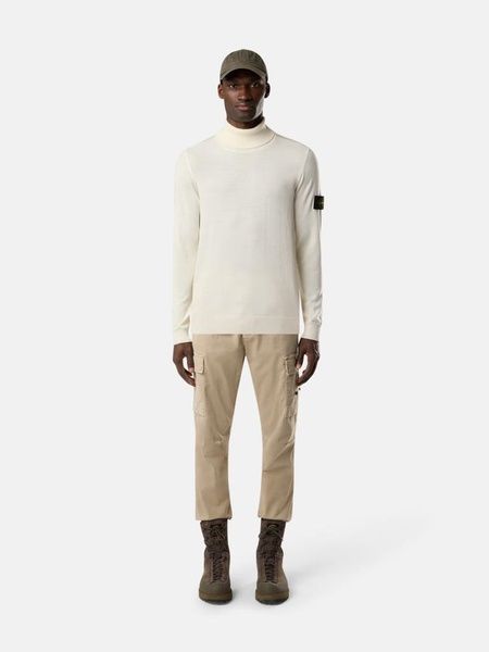 Гольф Stone Island в молочному кольорі розмір M K2S155100025-S00C4 V0093 M фото