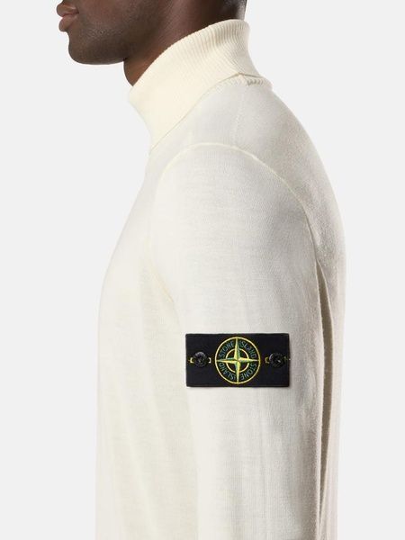 Гольф Stone Island в молочному кольорі розмір M K2S155100025-S00C4 V0093 M фото