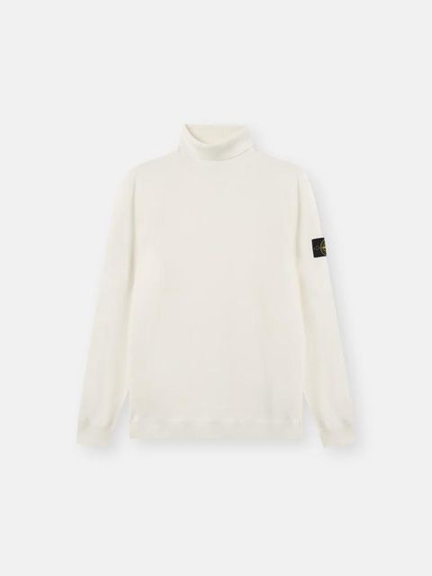 Гольф Stone Island в молочному кольорі розмір M K2S155100025-S00C4 V0093 M фото