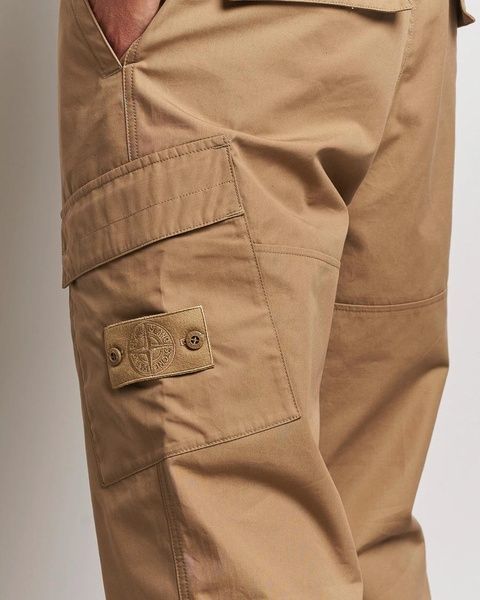 Штани Stone Island Ghost в бежевому кольорі розмір L 7915307F1 V0098 L фото