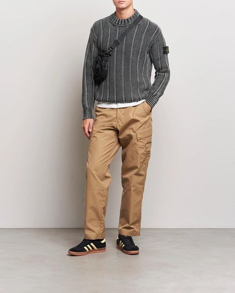 Штани Stone Island Ghost в бежевому кольорі розмір L 7915307F1 V0098 L фото