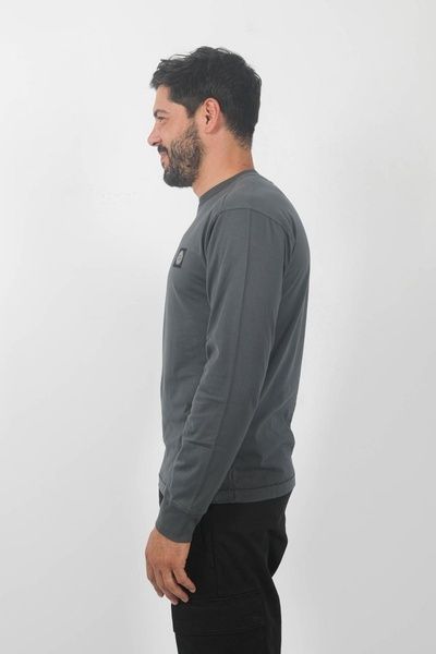 Лонгслив Stone Island Ghost в графітовому кольорі розмір XXL 791522713 V0062 XXL фото