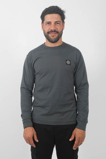 Лонгслив Stone Island Ghost в графітовому кольорі розмір XXL 791522713 V0062 XXL фото