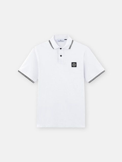 Поло Stone Island в білому кольорі M L1S152200010-S0018  V1001 M фото