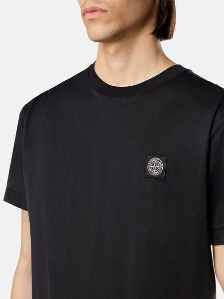 Футболка Stone Island в чорному кольорі M L1S15B100004-S0043 V0029 M фото