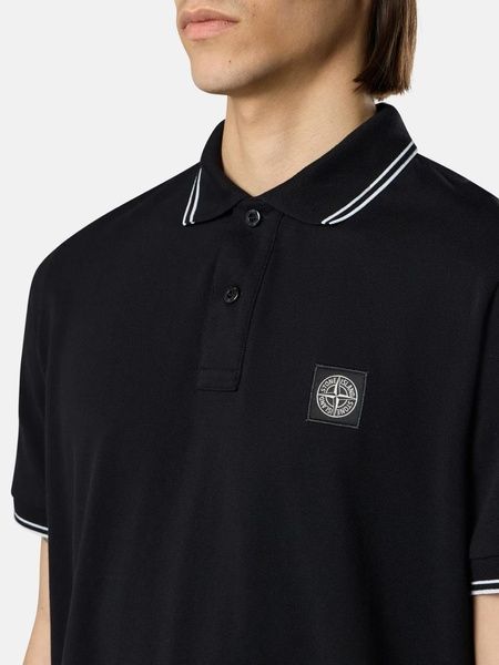 Поло Stone Island в чорному кольорі M L1S152200010-S0018  V0029 M фото