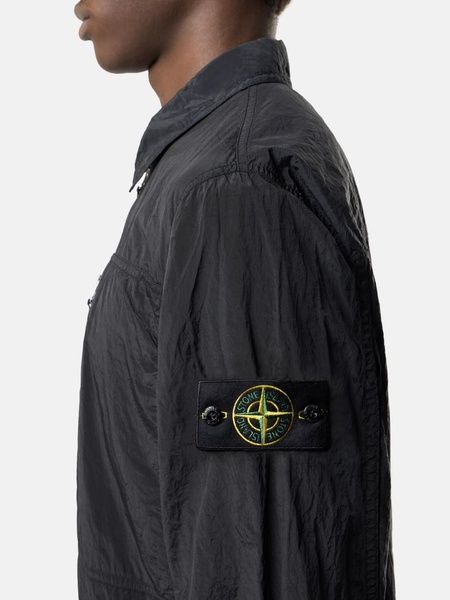 Нейлоновий овершот Stone Island в чорному кольорі L L1S151200038-S0019 V0029 L фото
