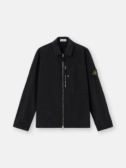 Нейлоновий овершот Stone Island в чорному кольорі L L1S151200038-S0019 V0029 L фото