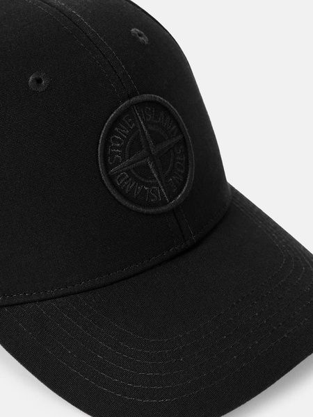 Кепка Stone Island в чорному кольорі OS L1S159100013-S0248 V0029 OS фото