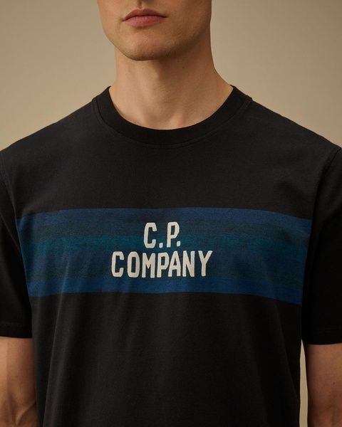 Футболка C.P. Company в темно-синьому кольорі M 20CMTS144A-110579W 888 M фото