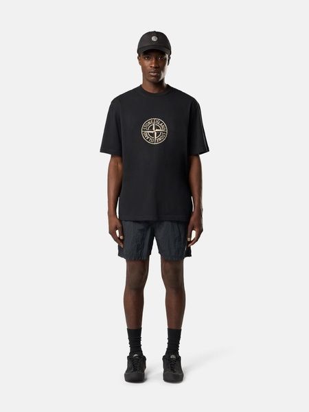Футболка Stone Island в чорному кольорі розмір M L1S152100001-S0362 V0029 M фото