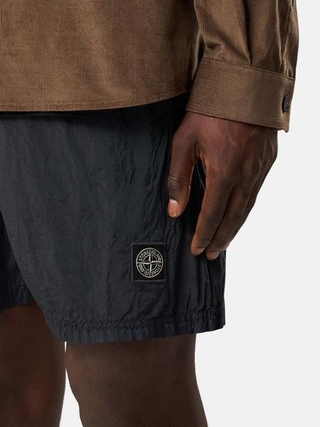 Нейлонові шорти Stone Island Ghost в темно-синьому кольорі L L1S15B100004-S0043 V0020 L фото