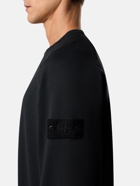 Світшот Stone Island Ghost в чорному кольорі розмір M L1S156100064-S00F3 V0029 M фото