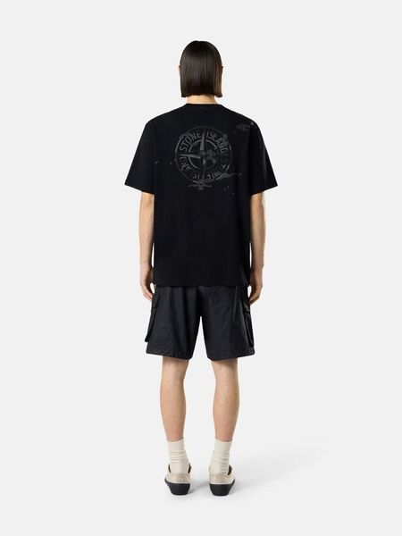 Футболка Stone Island в чорному кольорі розмір L L1S152100001-S0E14 V0029 L фото