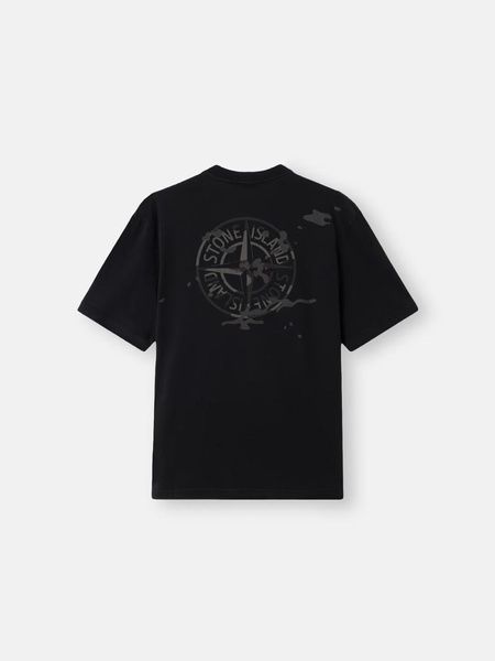 Футболка Stone Island в чорному кольорі розмір L L1S152100001-S0E14 V0029 L фото