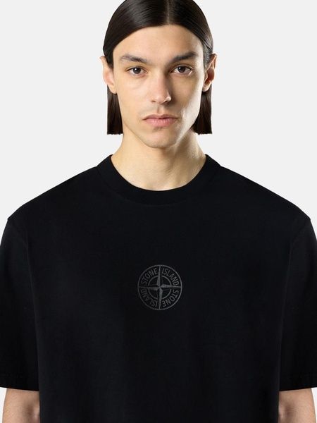Футболка Stone Island в чорному кольорі розмір L L1S152100001-S0E14 V0029 L фото