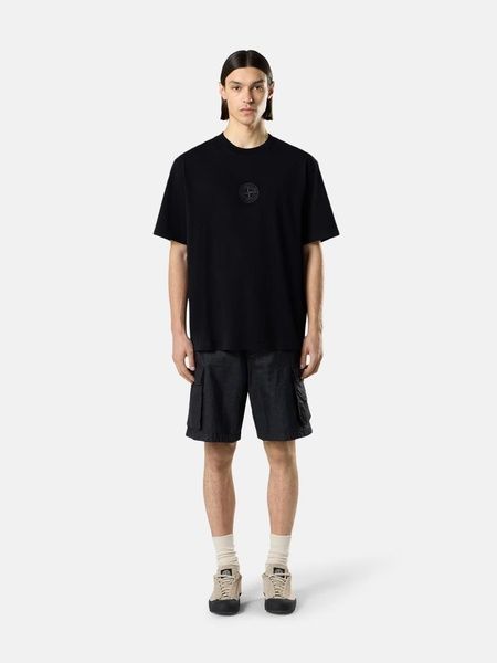 Футболка Stone Island в чорному кольорі розмір L L1S152100001-S0E14 V0029 L фото