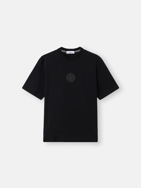 Футболка Stone Island в чорному кольорі розмір L L1S152100001-S0E14 V0029 L фото