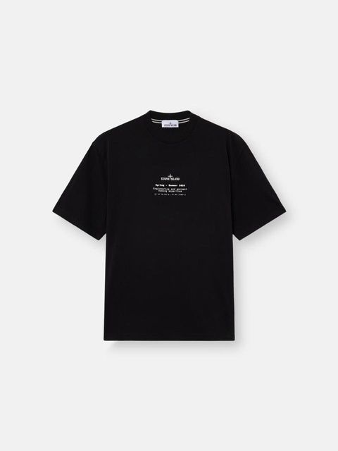 Футболка Stone Island в чорному кольорі M L1S152100001-S0285 V0029 M фото