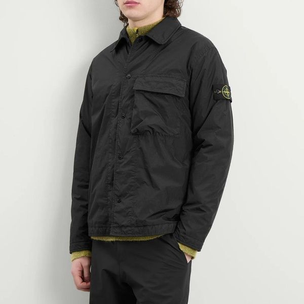 Нейлоновий овершот Stone Island в чорному кольорі розмір L L1S151200002-S0A23 V0029 L фото