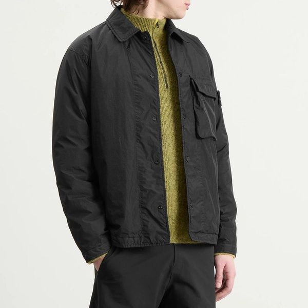 Нейлоновий овершот Stone Island в чорному кольорі розмір L L1S151200002-S0A23 V0029 L фото