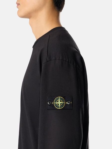Світшот Stone Island в чорному кольорі розмір L L1S156100057-S0B50 V0029 L фото
